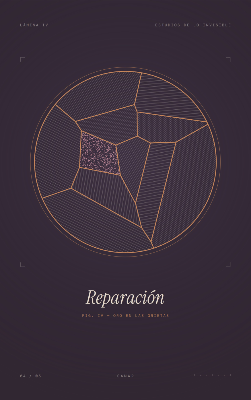 Lámina ilustrada del ebook: Reparación, oro en las grietas